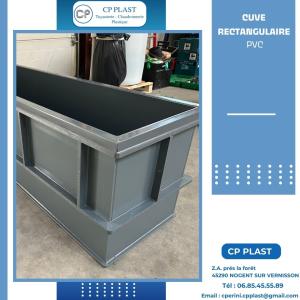 Réalisation de cuve rectangulaire en PVC - CP Plast